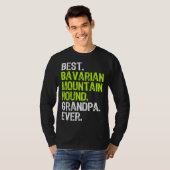 Best Bavarian Mountain Hound Grandpa Ever Dog T-shirt (Voorkant volledig)