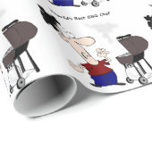 Best BBQ Chef Fun Quote voor hem Cadeaupapier (Rol Hoek)