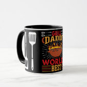 Best BBQ Grill Dad/w Spatula Coffee Mok (Voorkant links)