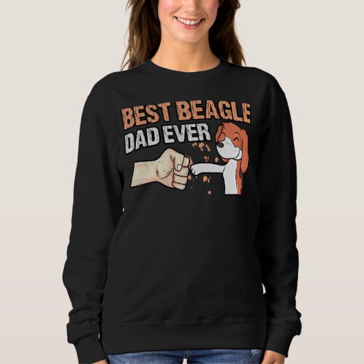 Best Beagle Dad Dog Owner Father Trui (Voorkant)