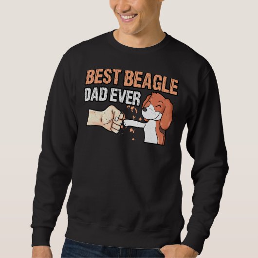 Best Beagle Dad Dog Owner Father Trui (Voorkant)