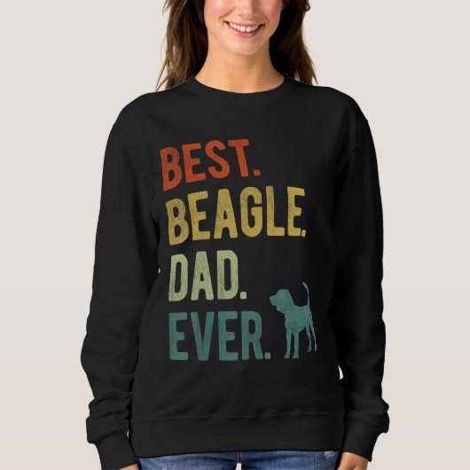 Best Beagle Dad Ever Dog Daddy Father s Day Trui (Voorkant)