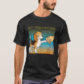 Best Beagle Dad Ever T- Shirt retro design (Voorkant)