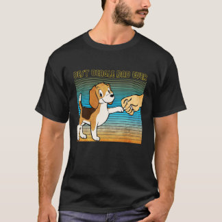Best Beagle Dad Ever T- Shirt retro design
