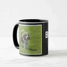 Best Beagle Dog Dad and Proud Photo Black Coffee