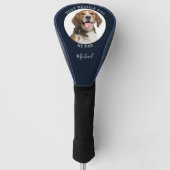 Best Beagle Dog Dad Birthday Pet Photo personalise Golfheadcover (Voorkant)