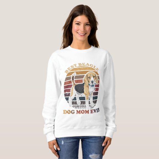 Best Beagle Dog Mam Ever Trui (Voorkant volledig)