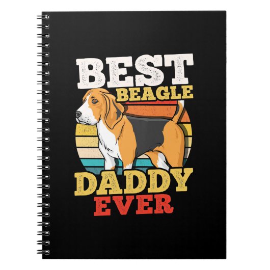 Best Beagle Dog Papa ooit Notitieboek (Voorkant)