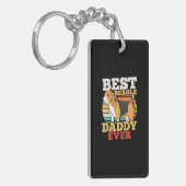 Best Beagle Dog Papa ooit Sleutelhanger (Voorkant Links)