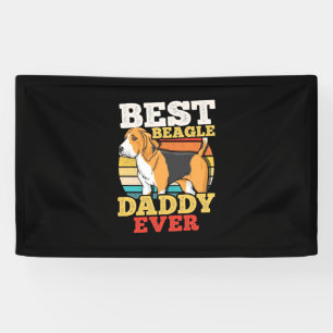 Best Beagle Dog Papa ooit Spandoek