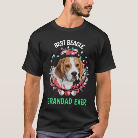 Best Beagle Grandad Ever T-Shirt (Voorkant)