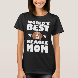 Best Beagle Mam Dog Owner Gift T-Shirt ter wereld