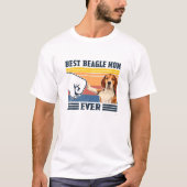 Best Beagle Mam Ooit  kerstdag T-shirt (Voorkant)