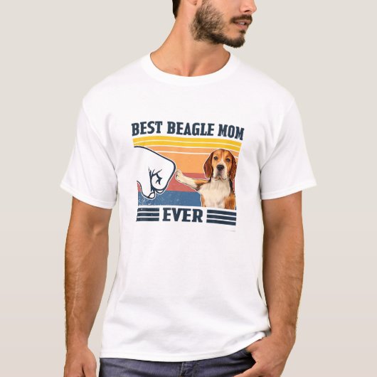 Best Beagle Mam Ooit  kerstdag T-shirt (Voorkant)