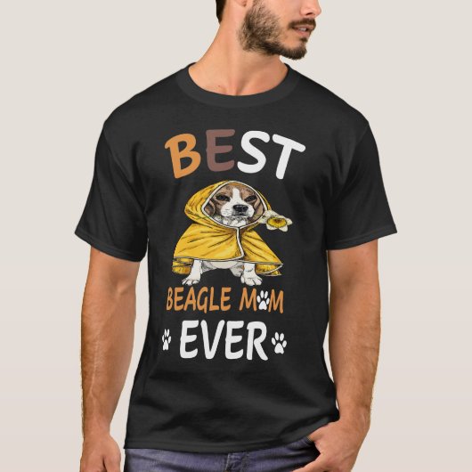 Best Beagle Mam ooit T-shirt (Voorkant)