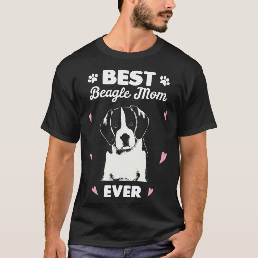 Best Beagle Mom Beagle Dog Love T-shirt (Voorkant)