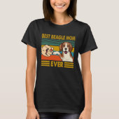 Best Beagle Mom Ever T-shirt (Voorkant)