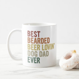 Best Bearded Beer Lovin' Dog Pap ooit Koffiemok