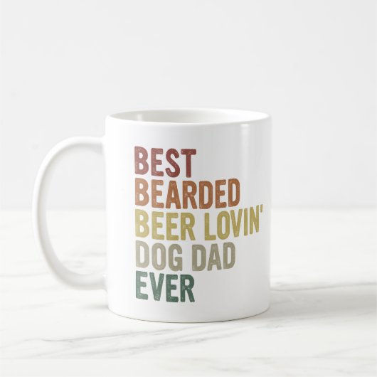 Best Bearded Beer Lovin' Dog Pap ooit Koffiemok (Links)