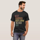 Best Bearded Beer Lovin' Dog Pap ooit T-shirt (Voorkant volledig)