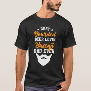 Best Bearded Beer Lovin' Whippet Dad Dog Humor T-shirt