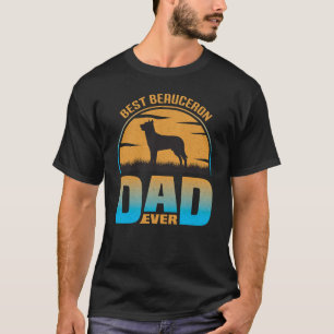 Best Beauceron Pap ooit Retro Dog Pap T-shirt