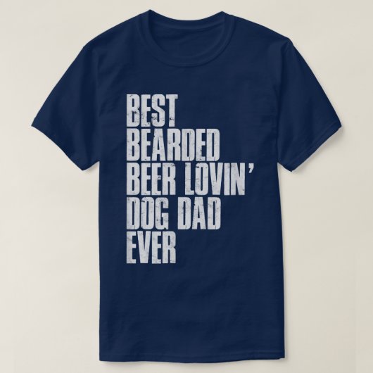 Best bebaard bier lovin corgi dad everwelsh corgi  t-shirt (Design voorkant)