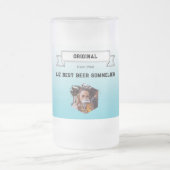 Best Beer Sommelier Lean Blue White Gradient Foto Matglas Bierpul (Center)