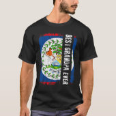 Best Belizean Grandpa Ever Belize Flag Father's Da T-shirt (Voorkant)