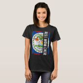 Best Belizean Ma Ever Belize Flag Moederdag T-shirt (Voorkant volledig)
