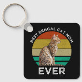 Best Bengal Cat Mam Ever Sleutelhanger (Voorkant)