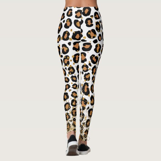 Best beoordeelde vrouwen Leggings | luipaardprint (Achterkant)