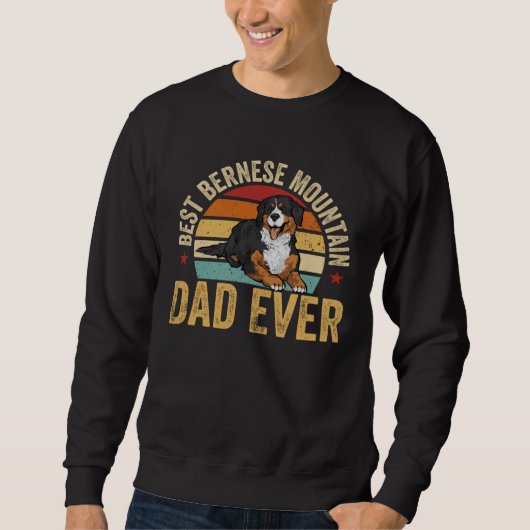 Best Bernese Mountain Dad Ever Dog Dad Trui (Voorkant)