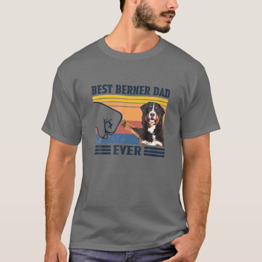 Best Bernese Mountain Dog Dad Ever Father T-shirt (Voorkant)