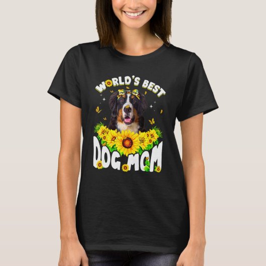 Best Bernese Mountain Dog Mam's Da T-shirt (Voorkant)