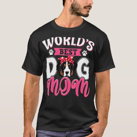 Best Bernese Mountain Dog Mam's Da T-shirt (Voorkant)
