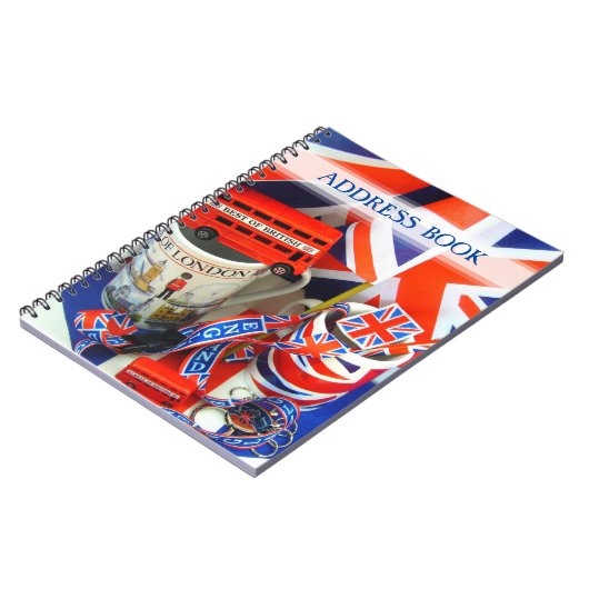 Best Best of British Souvenirs Adress Book Notitieboek (Linkerzijde)