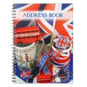 Best Best of British Souvenirs Adress Book Notitieboek (Voorkant)