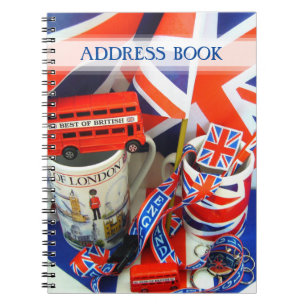Best Best of British Souvenirs Adress Book Notitieboek