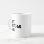 Best Bestefar Ever Norwegian Grandfather Mok (Voorkant links)