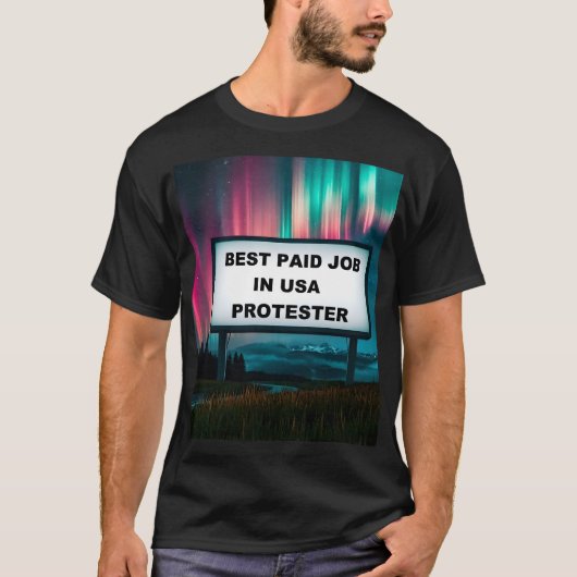 Best betaalde baan in VS T-shirt (Voorkant)