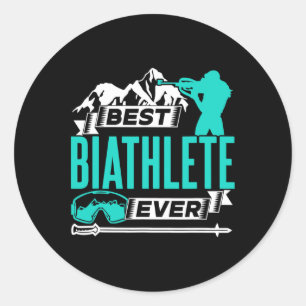Best Biathlete Ever Sports Biathlon Biathlons 1 Ronde Sticker
