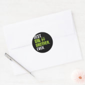 Best Big Brother Bro Ever Ouder Verwant Ronde Sticker (Envelop)