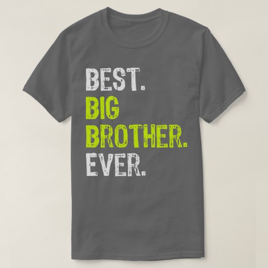 Best Big Brother Ever Nager Ouder Verwant voor jon T-shirt (Design voorkant)