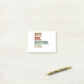 Best Big Brother Ever Ouder Verwant Teenager Gift Post-it® Notes (Op bureau)