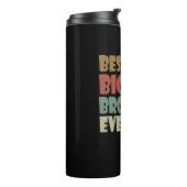 Best Big Brother Ever Ouder Verwant Teenager Gift Thermosbeker (Gedraaid links)