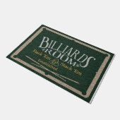 Best Billiards Room Decor, Billiards Room Rug Deurmat (Schuin)