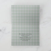 Best Birthday Wishes Cape Breton Island Tartan Kaart (Binnen)