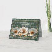 Best Birthday Wishes Cape Breton Island Tartan Kaart (Voorkant)