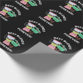 Best Blends Forever Funny BFF Pun Dark BG Cadeaupapier (Hoek)